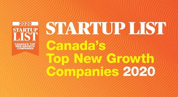 2020 startup list canada's top new growth companies